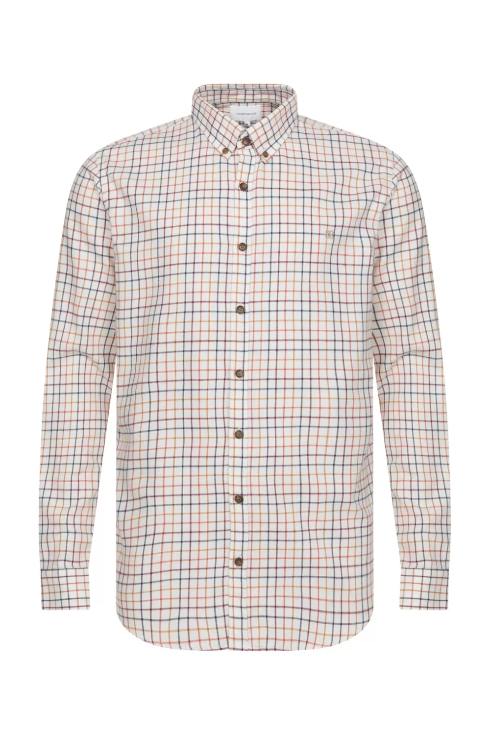Regular Fit Overhemd Met Multicolor Ruiten-Terre Bleue Best Sale